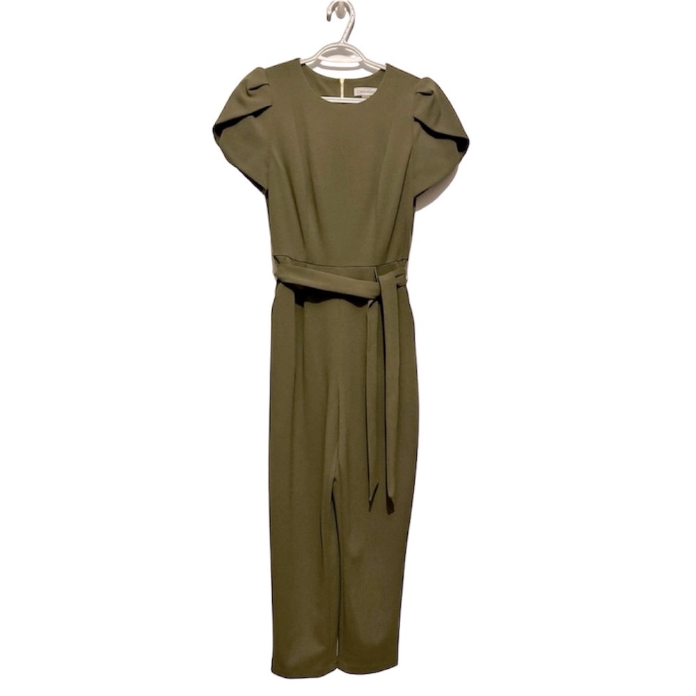 Like New- Calvin Klein jumpsuit with very nice sleeve details
